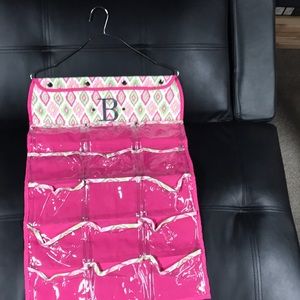 Jewelry holder -monogrammed with B